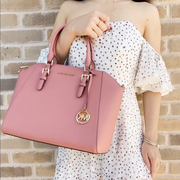 🎁💕 Gaby’sBags-NWT Michael Kors Satchel pink - Picture 3 of 3